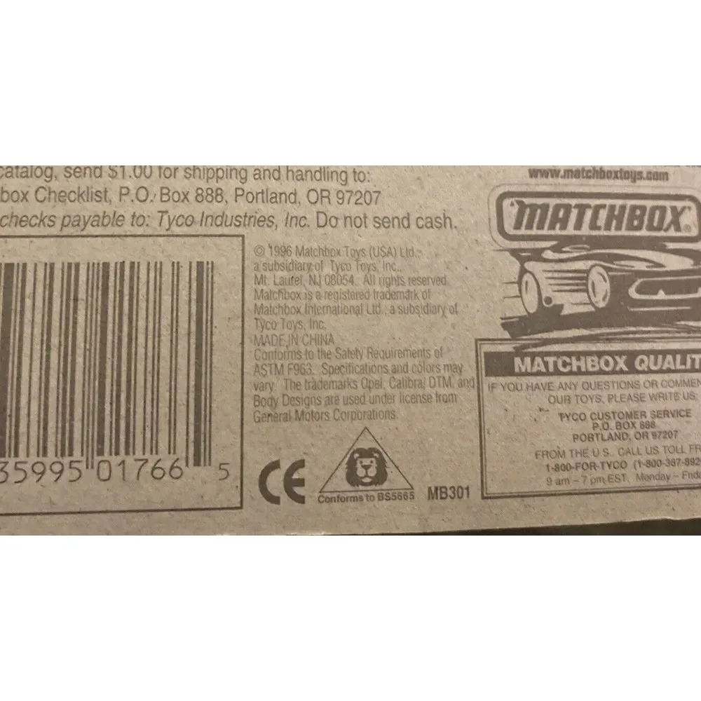 1996 Matchbox Orange Opel Calibra DTM #66‎ of 75 New Model 1997 - Picture 4 of 4